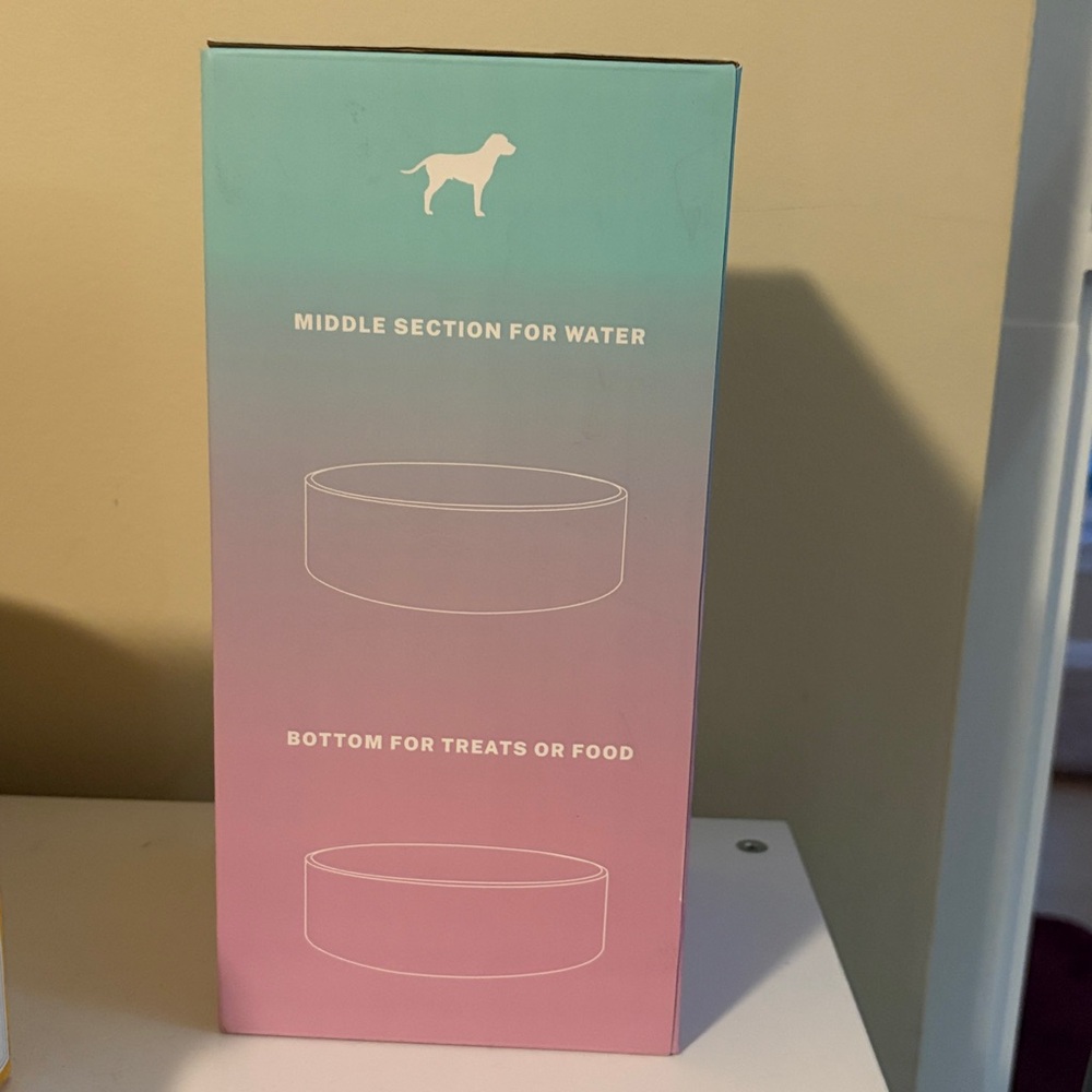 32 oz. Water Bottle with Dog Water and Food Bowls with Crossbody Bag - Picture 6 of 6